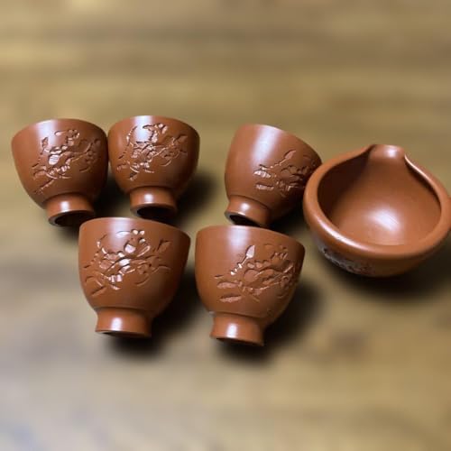 茶碗　茶器　朱泥　常滑 朱泥 彫 常滑焼 茶器」の人気商品一覧 | 安い商品を通販サイト